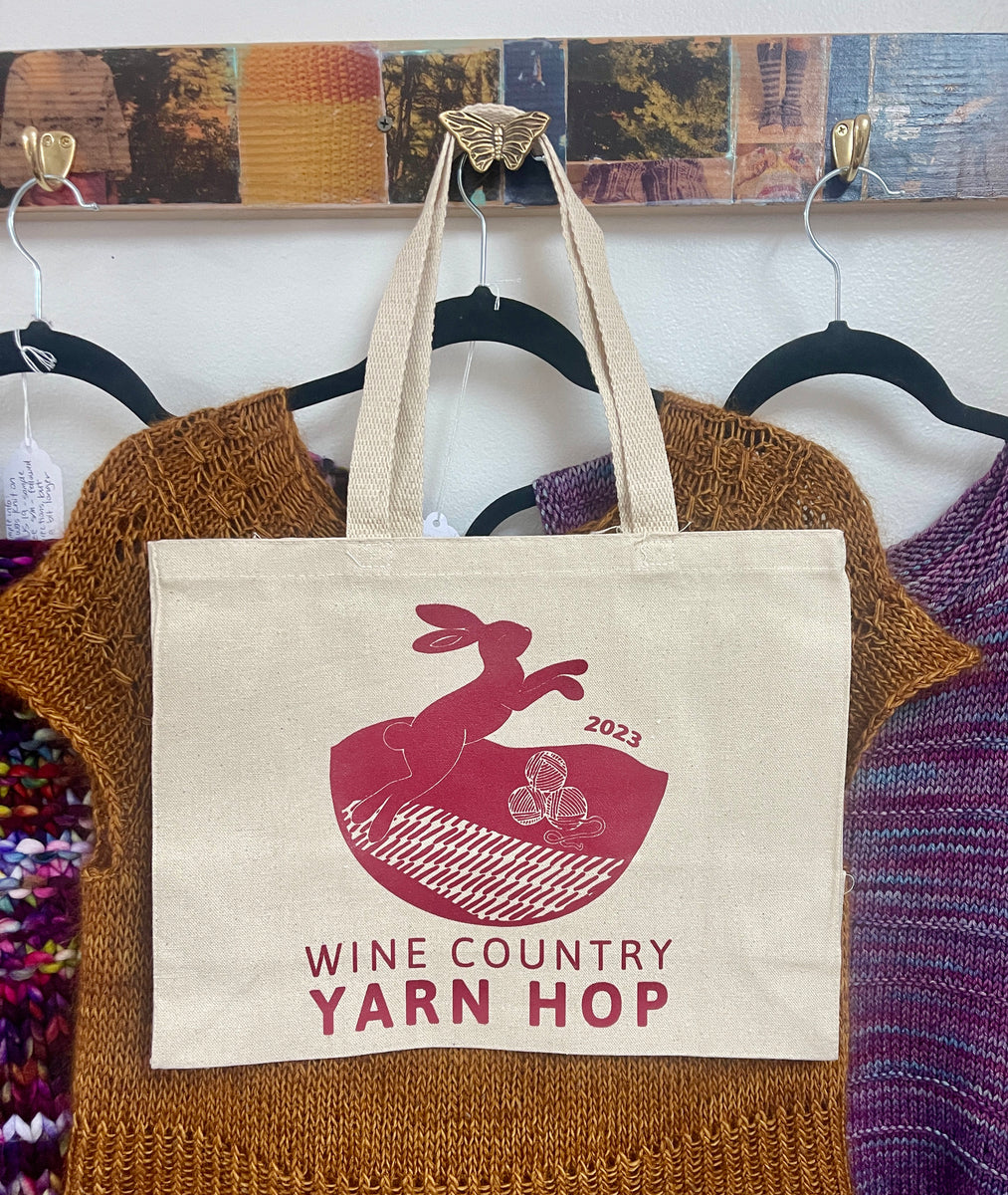 Wine Country Yarn Hop 2023 Tote Bag Noma Knits