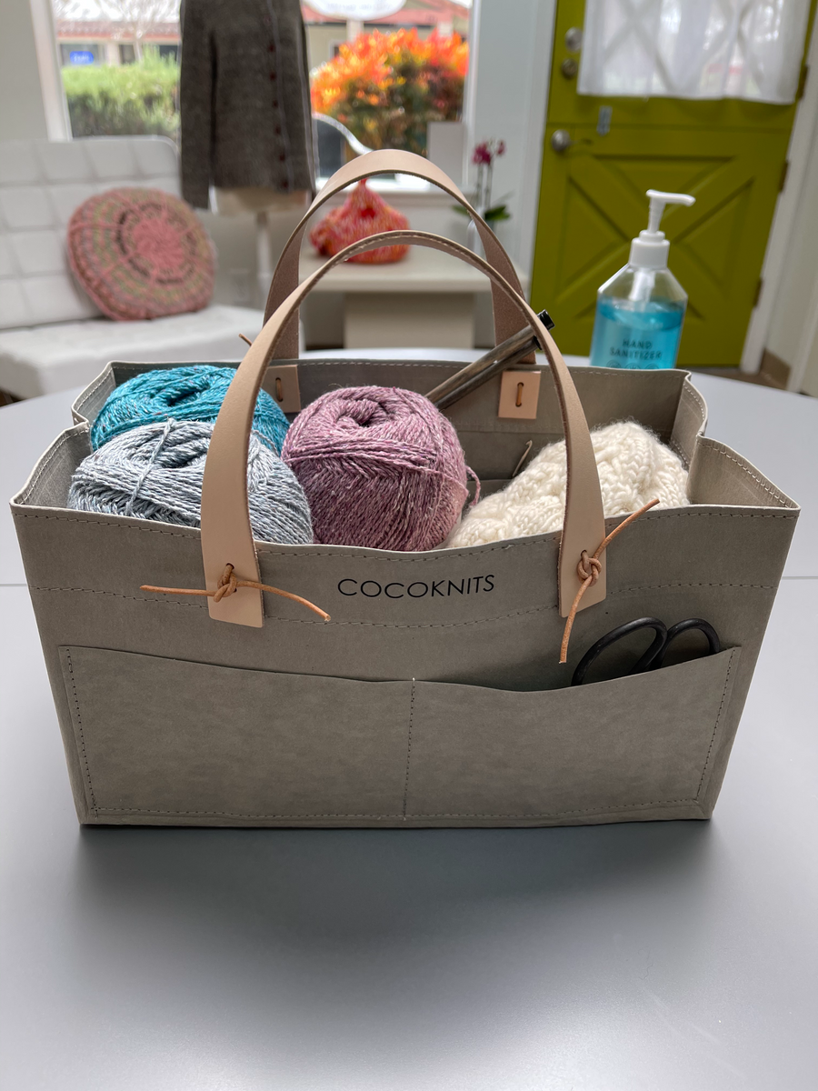 Craft Caddy, Grey, Olive, Cocoknits, Knitting and Crochet Accessories,  Notions – Hue Loco