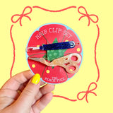 Sewing Kit Hair Clip Set