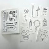 Wren Bird Arts Washable Mending Transfers