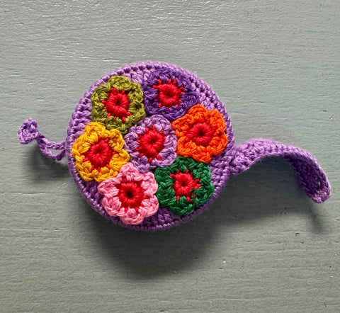 Crocheted Floral Tape Measure