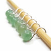 Green Aventurine Stitch Markers