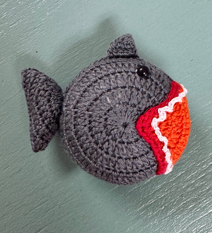 Crocheted Shark Tape Measure