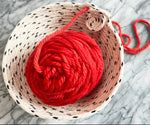 Daisilly Black and White Yarn Bowl