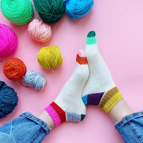 Socks 101 - Wednesdays: August 27 + September 3 from 5:00 to 7:00