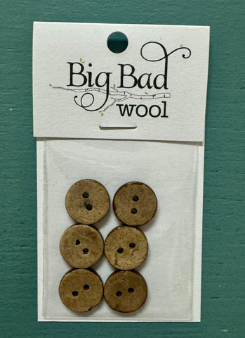 Coconut Buttons - 6 pack