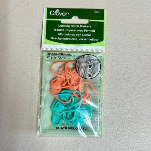 Locking Stitch Markers from Clover