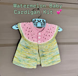 Watermelon Baby Cardigan Kit