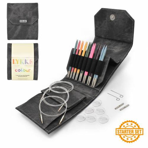 Lykke Driftwood 5"Interchangeable Needles Starter Set Colour