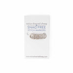 Simple Silver Ring Stitch Markers