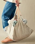 Rustic Linen Four Corner Bag